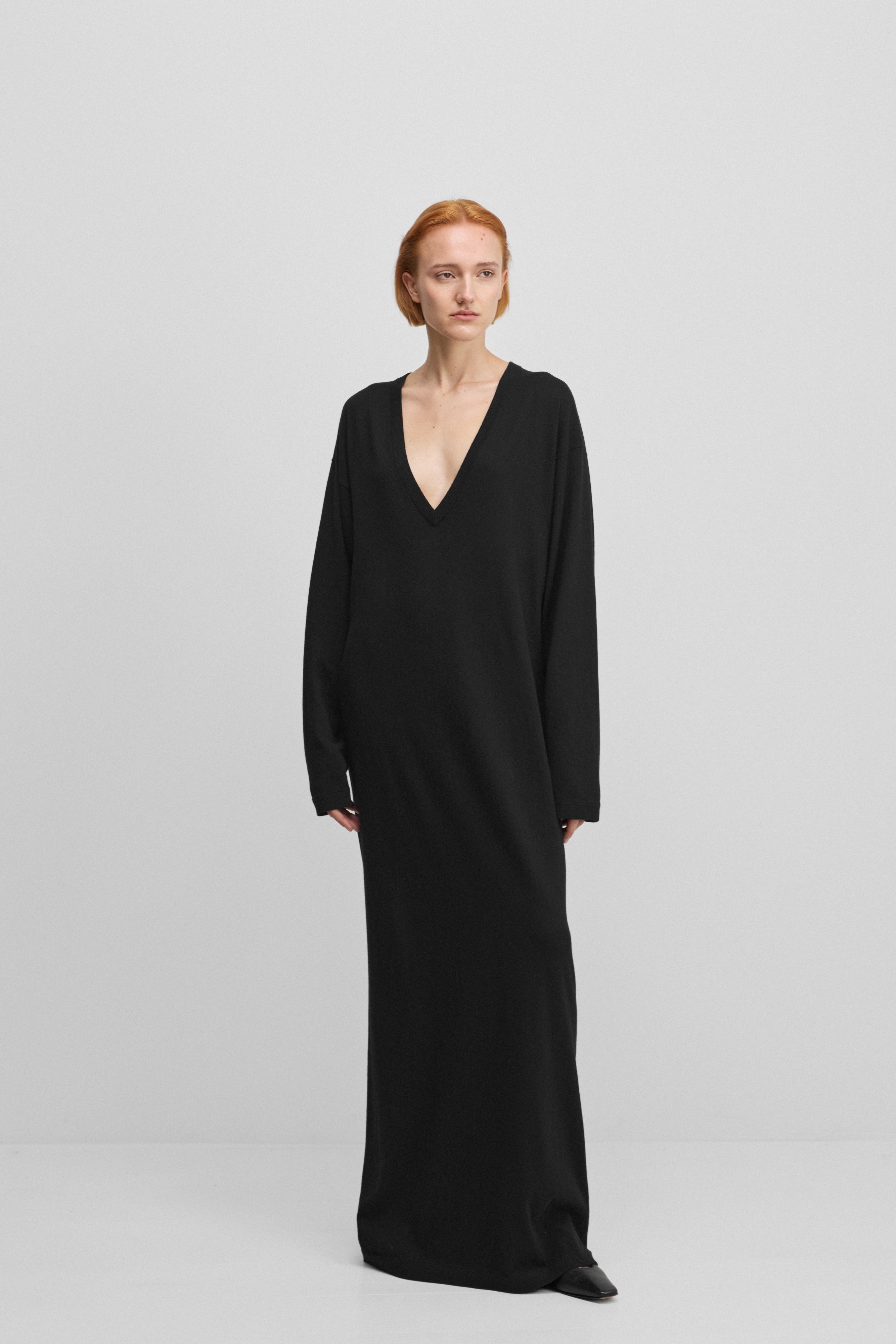 EXTREME CASHMERE Nº480 INVITE DRESS - RAVEN