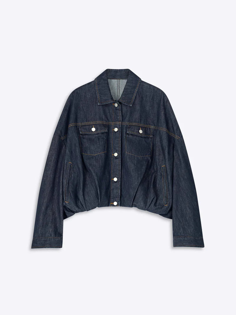 DRIES VAN NOTEN DENIM BLOUSON JACKET