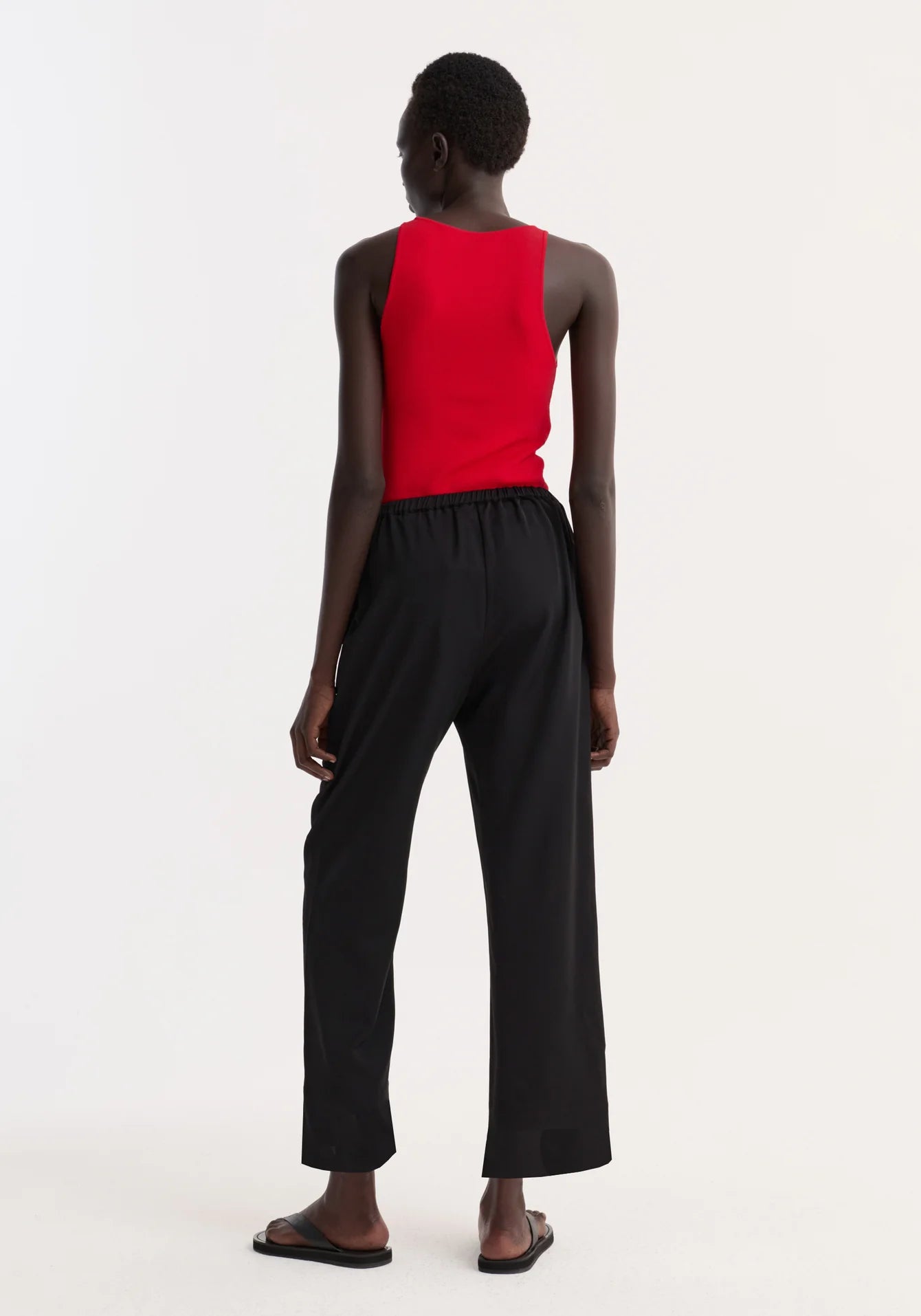 RÓHE CROPPED WIDE LEG TROUSERS