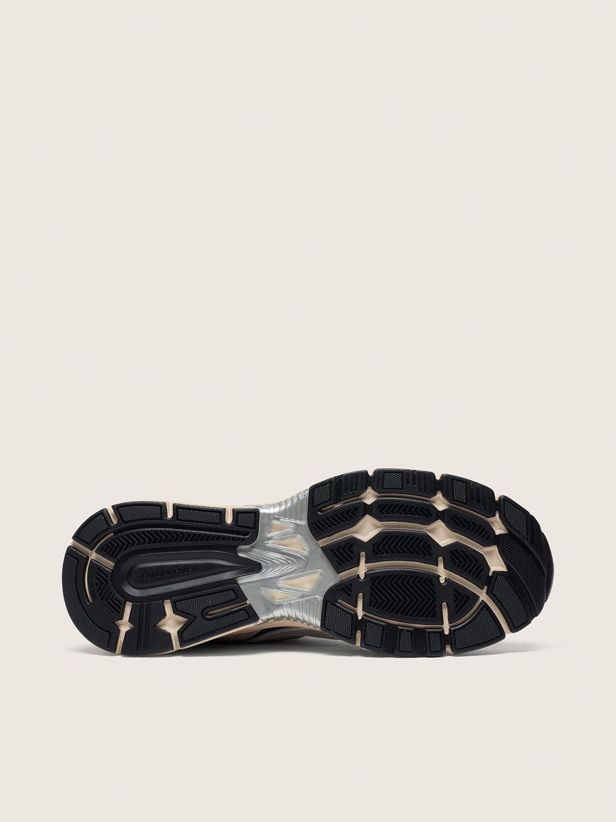 GOLDEN GOOSE LIGHTSTAR GREY MESH AND SILVER