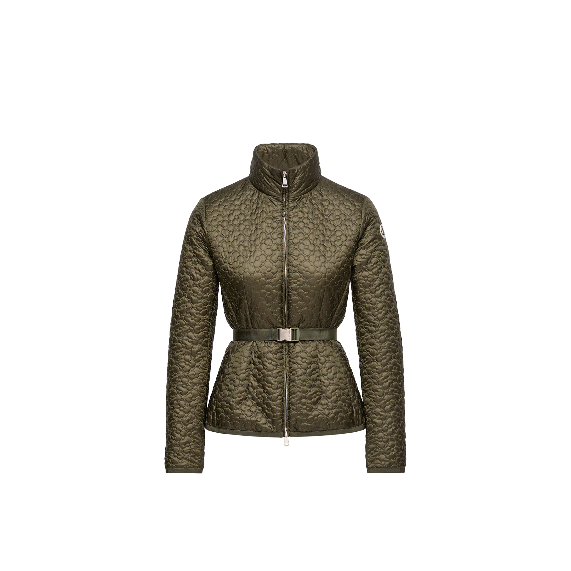 MONCLER GERANIUM FLORAL QUILTED JACKET
