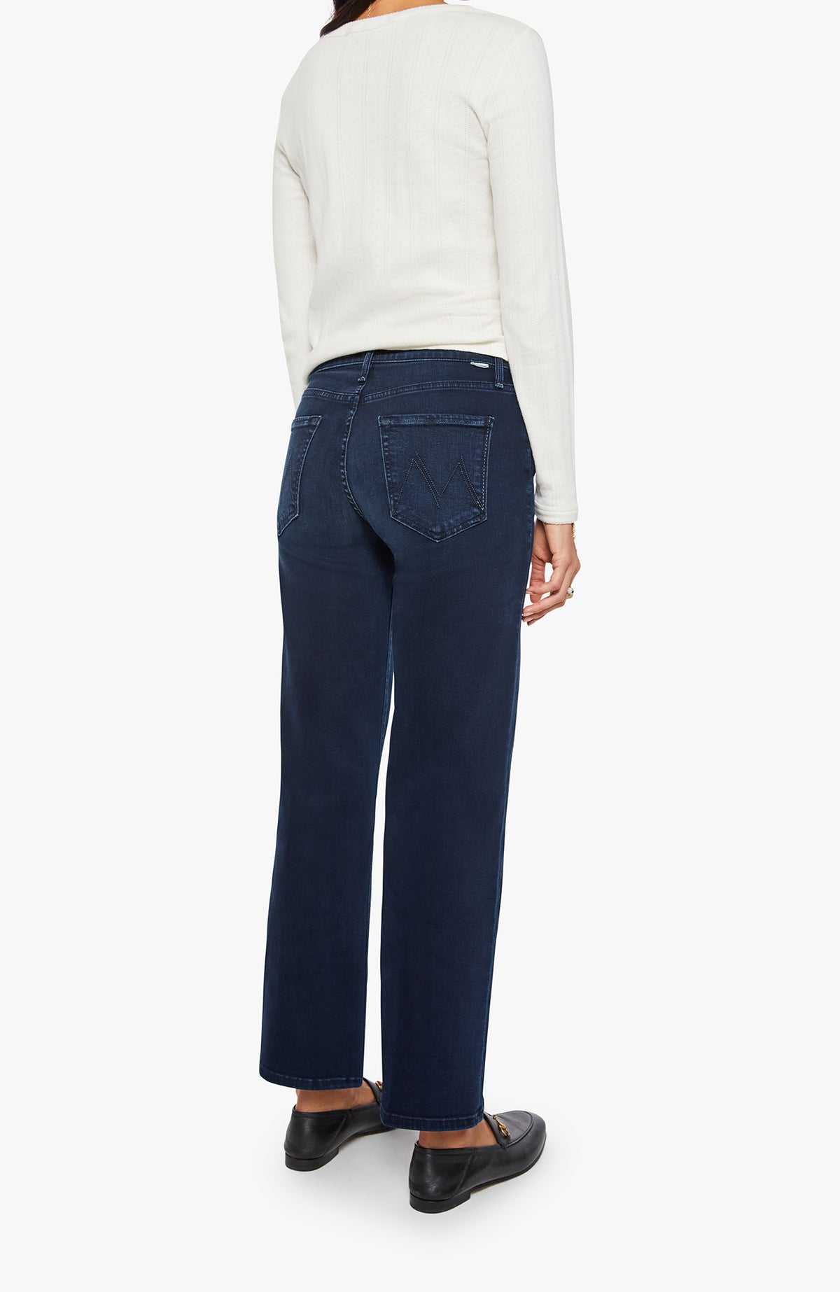 MOTHER MID RISE RAMBLER - CHIP ON SHOULDER