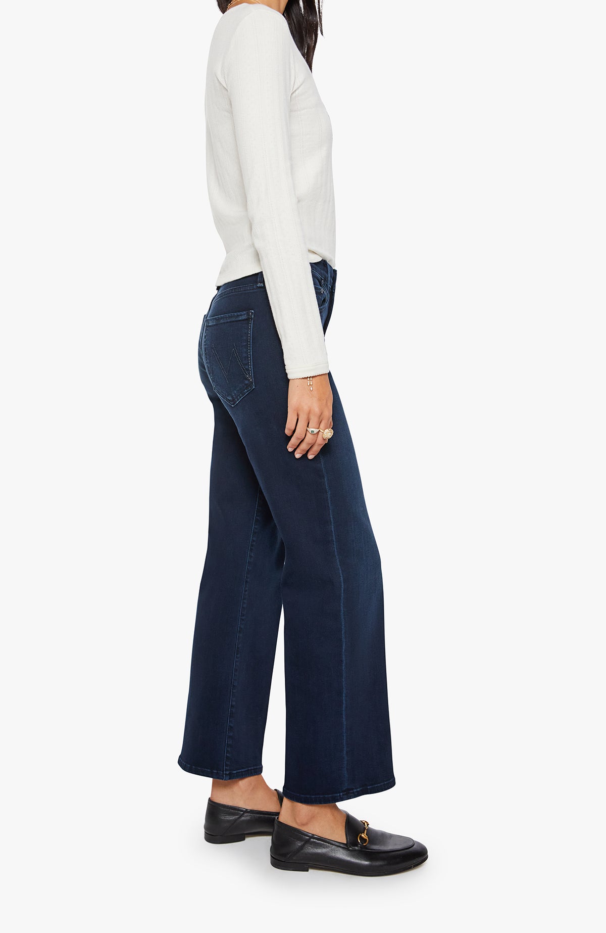MOTHER MID RISE RAMBLER - CHIP ON SHOULDER