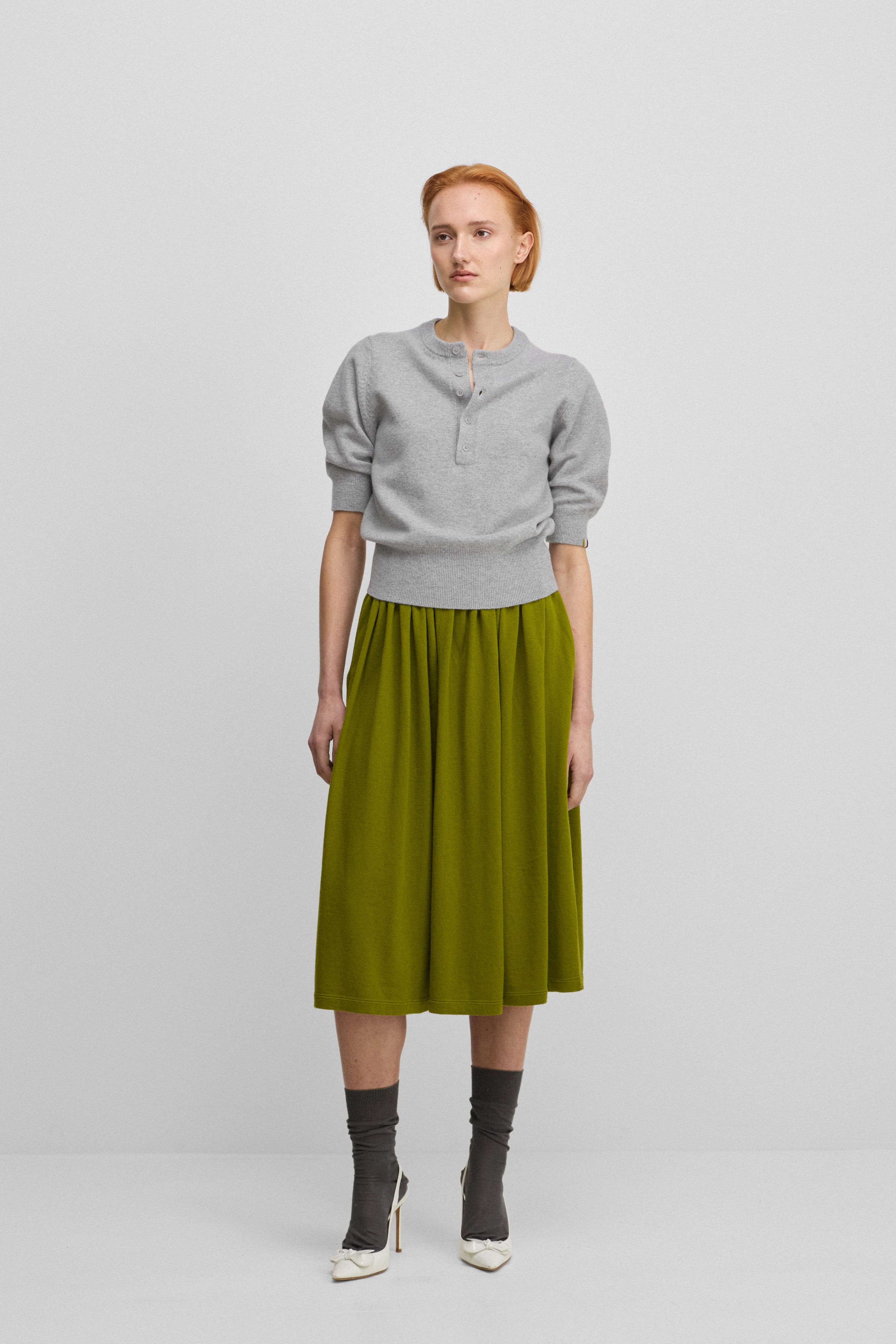 EXTREME CASHMERE Nº477 MIMI SWEATER - GREY