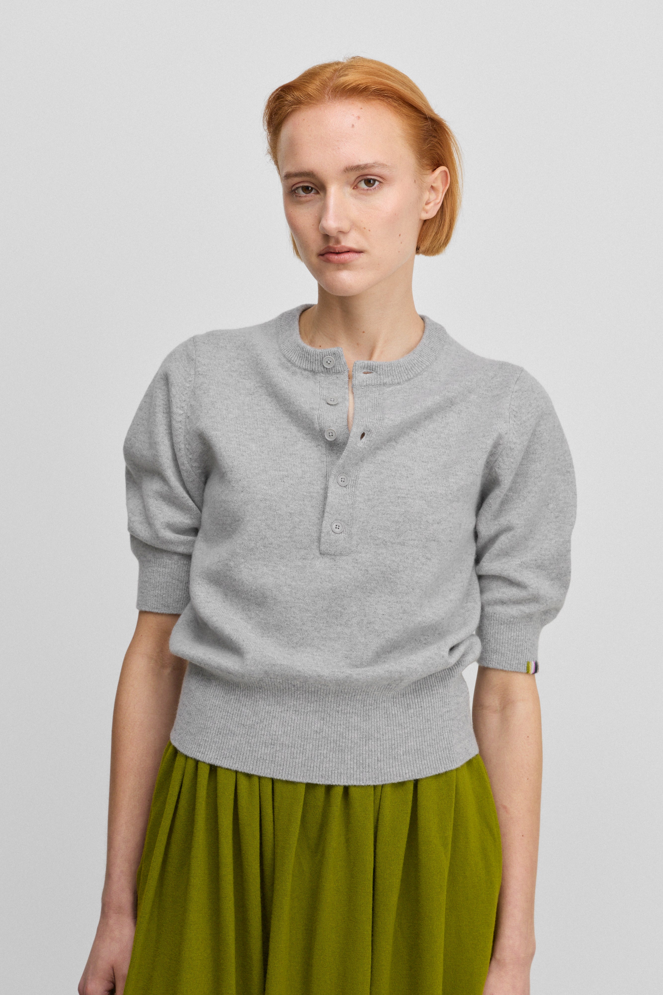 EXTREME CASHMERE Nº477 MIMI SWEATER - GREY