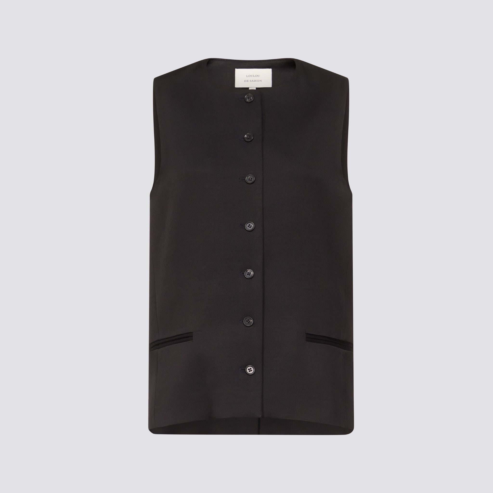 LOULOU DE SAISON JANE SLEEVELESS JACKET