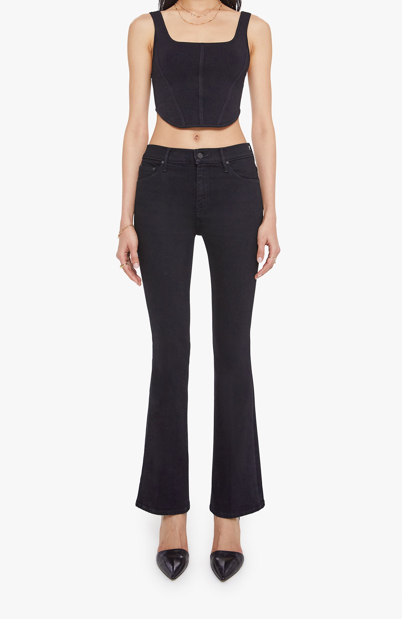 MOTHER WEEKENDER JEAN - NIGHT SKY