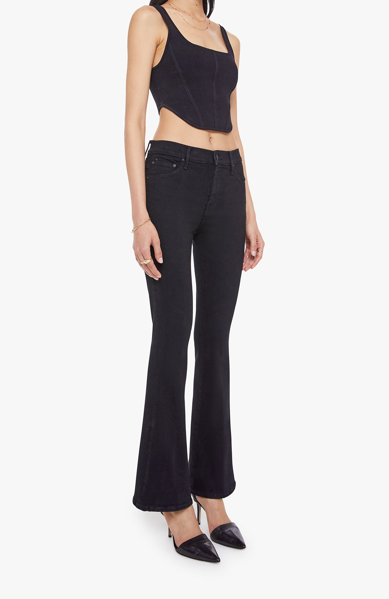 MOTHER WEEKENDER JEAN - NIGHT SKY