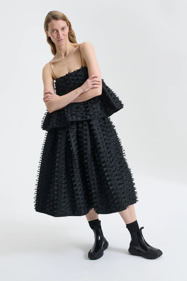 CECILIE BAHNSEN MALA SKIRT BLACK