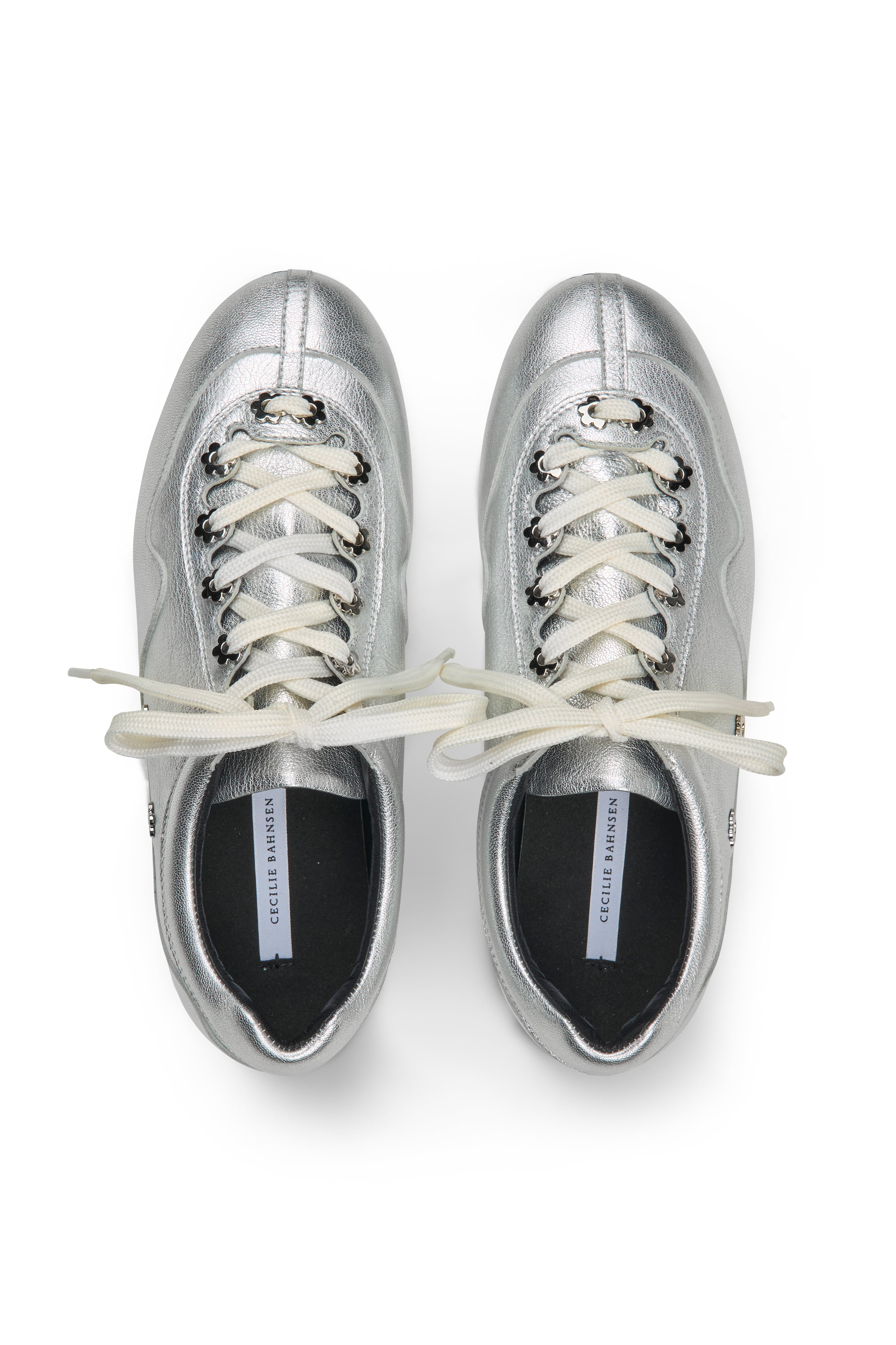 CECILIE BAHNSEN BLAISE SNEAKERS SILVER