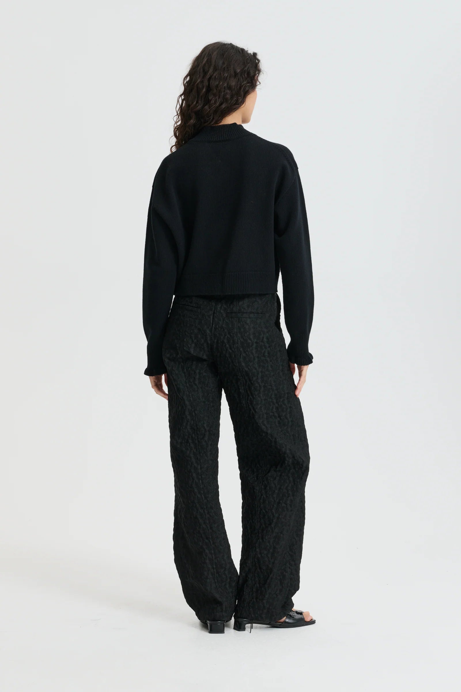 CECILIE BAHNSEN DRUSILLA MERINO KNIT SWEATER