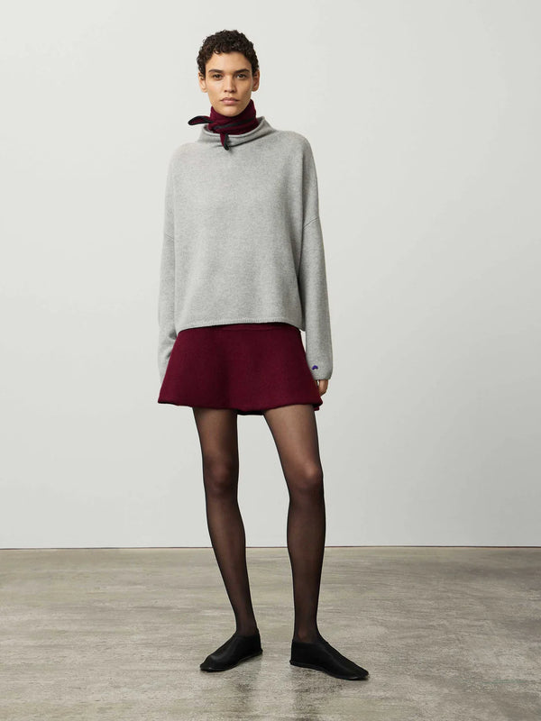 LISA YANG SANDY DOVE GREY SWEATER
