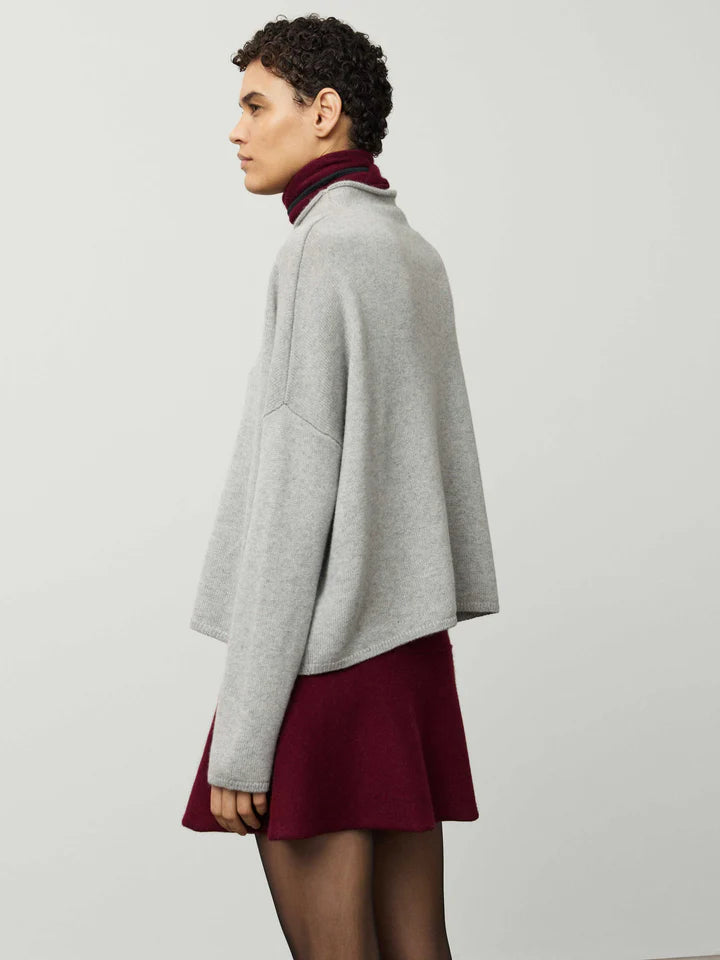 LISA YANG SANDY DOVE GREY SWEATER