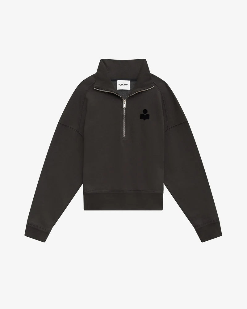 ISABEL MARANT FADED BLACK ROSS SWEATSHIRT