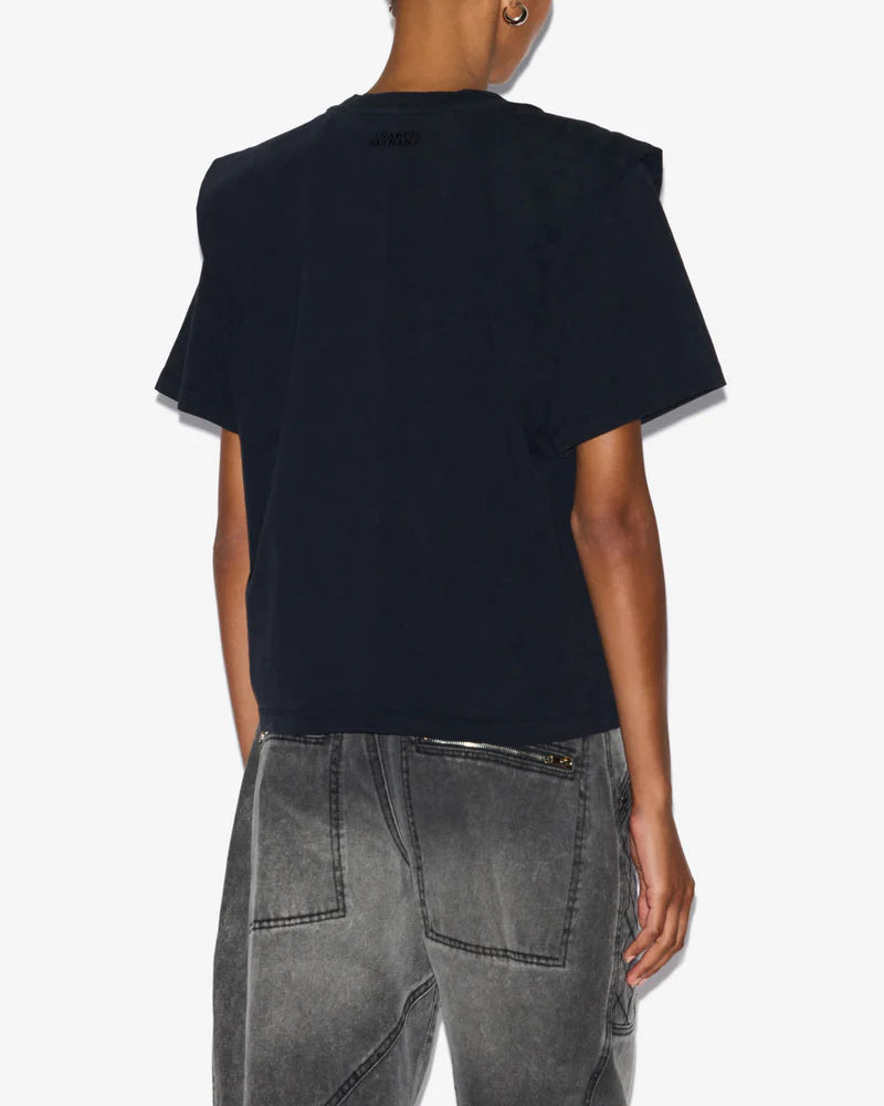ISABEL MARANT ZELITOS BLACK T-SHIRT