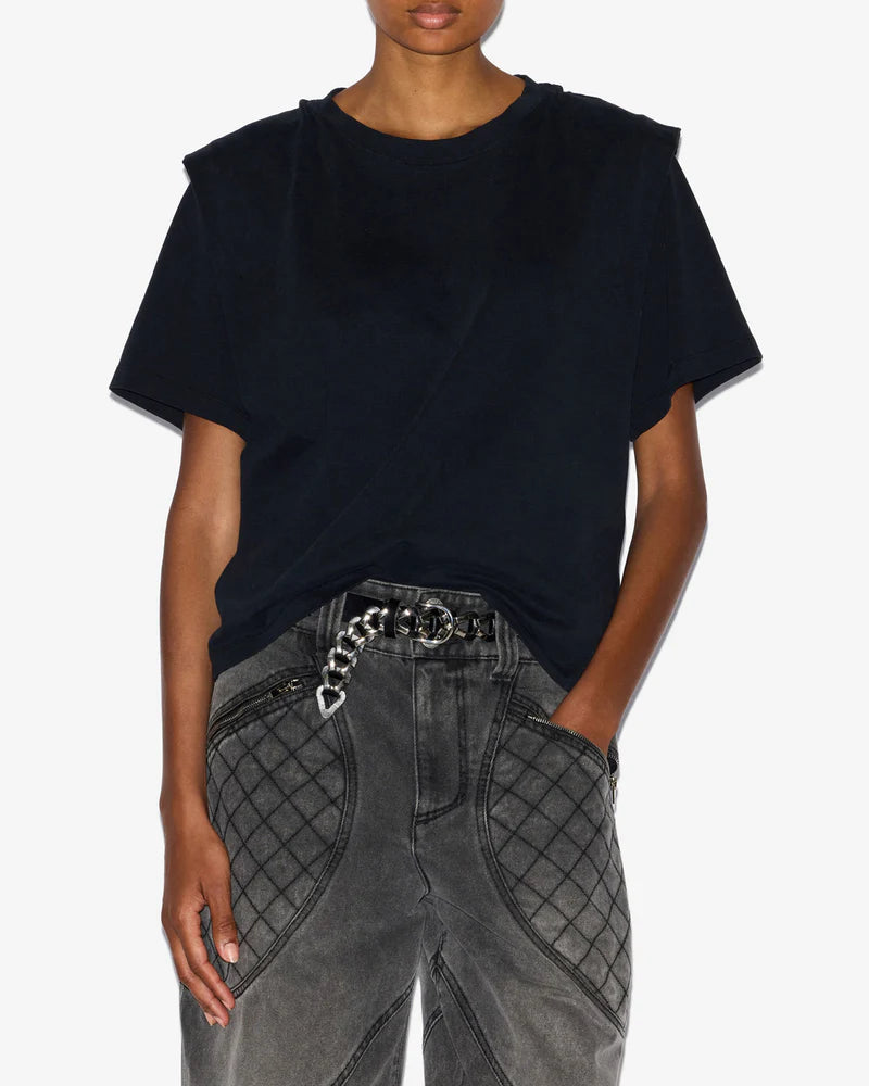 ISABEL MARANT ZELITOS BLACK T-SHIRT