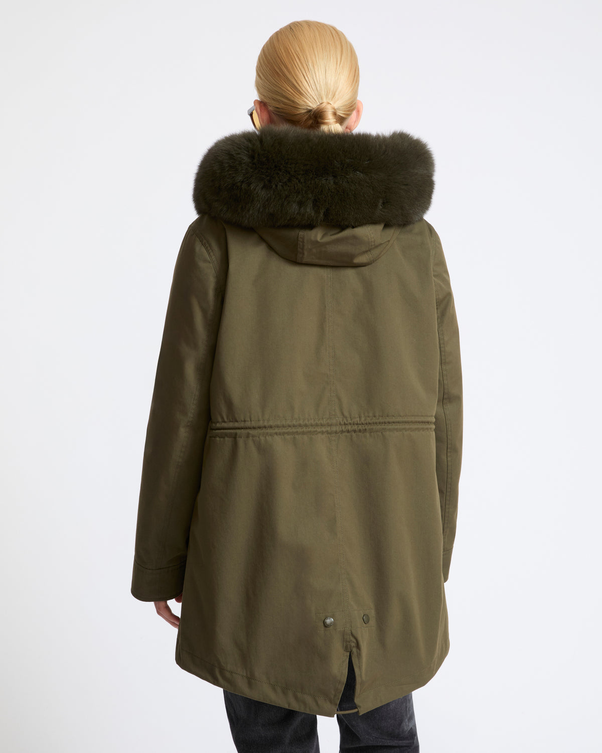 YVES SALOMON FUR-LINED PARKA