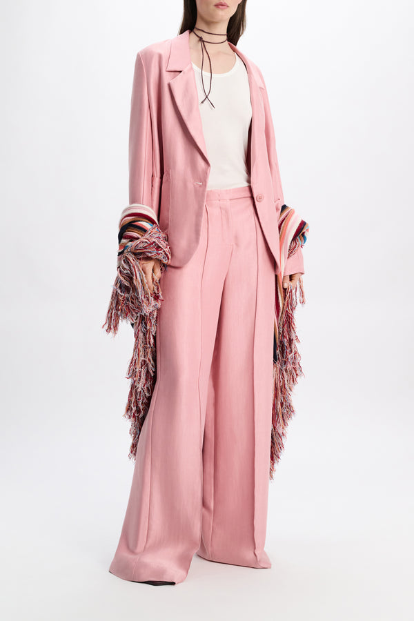 DOROTHEE SCHUMACHER PINK SLOUCHY ELEGANCE TROUSERS