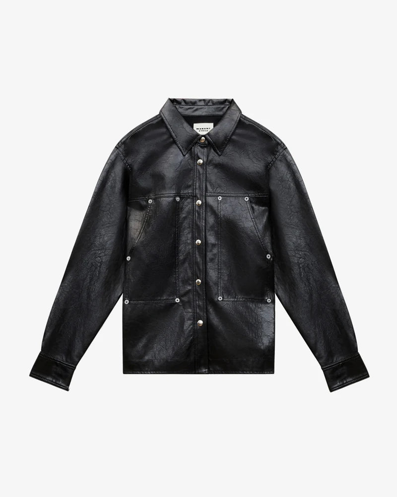 ISABEL MARANT ABELIA BLACK SHIRT