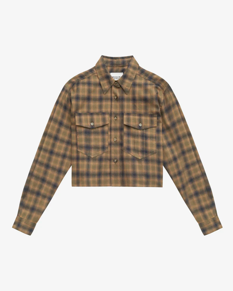 ISABEL MARANT TELINA CHECKERED SHIRT