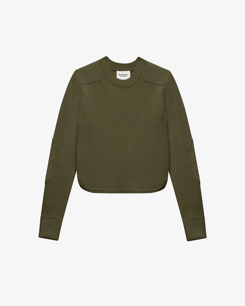 ISABEL MARANT GABYNE KHAKI PULLOVER