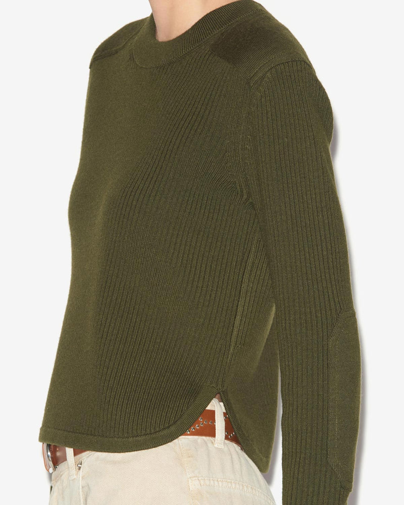 ISABEL MARANT GABYNE KHAKI PULLOVER