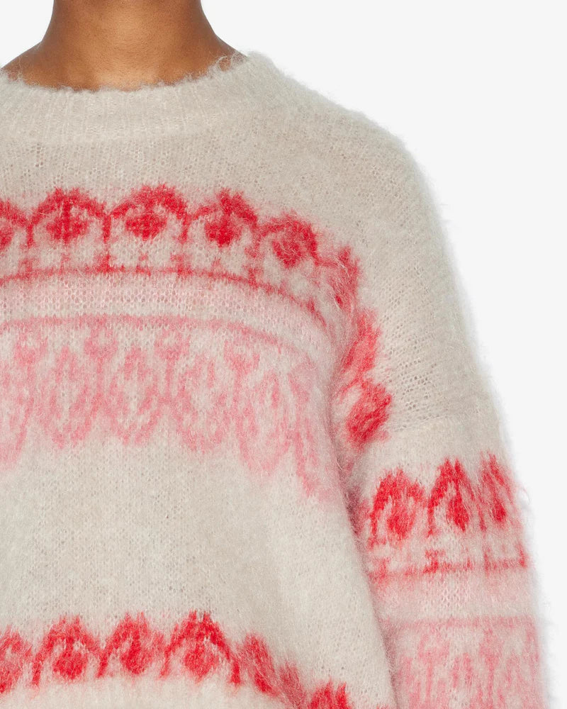 ISABEL MARANT ETOILE DULLY RASPBERRY PULLOVER