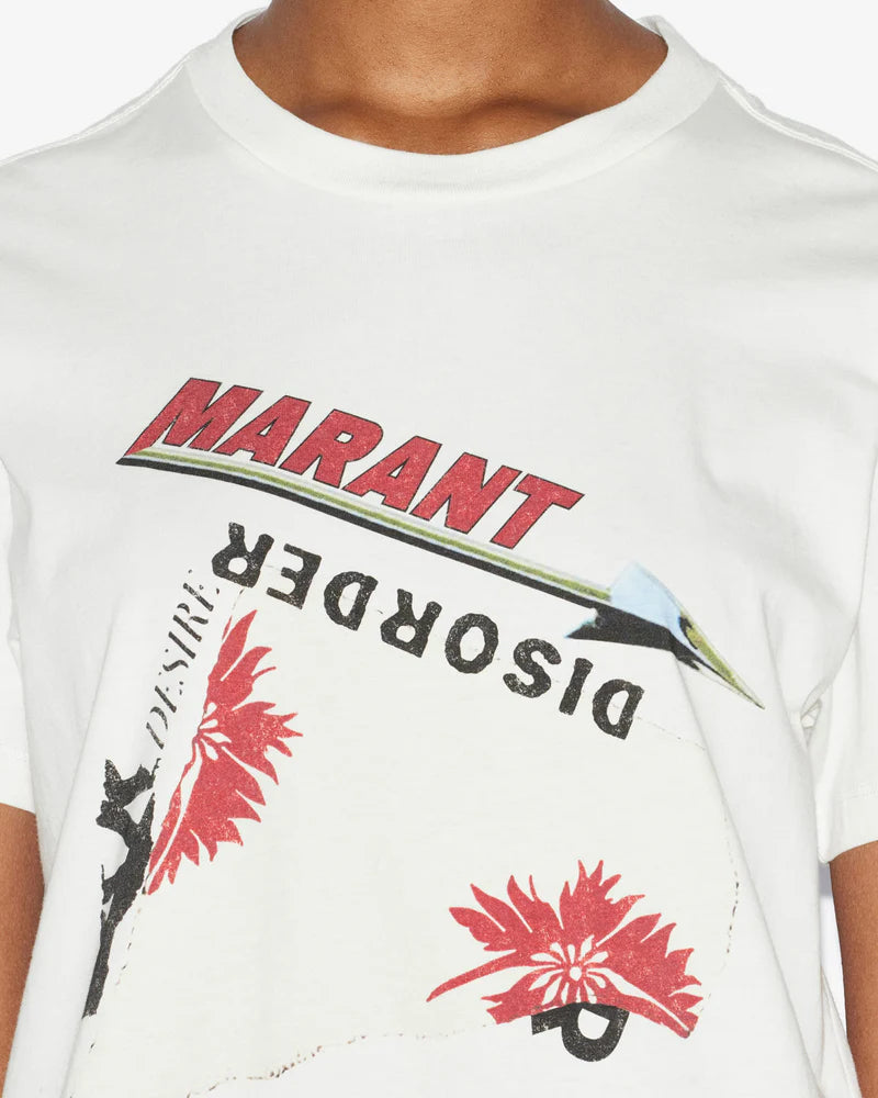 ISABEL MARANT WHITE ZOELINE T-SHIRT