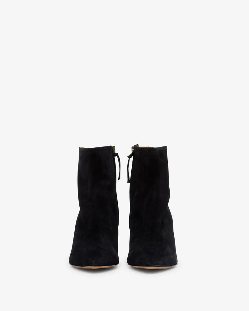 ISABEL MARANT BLACK DEONE BOOTS