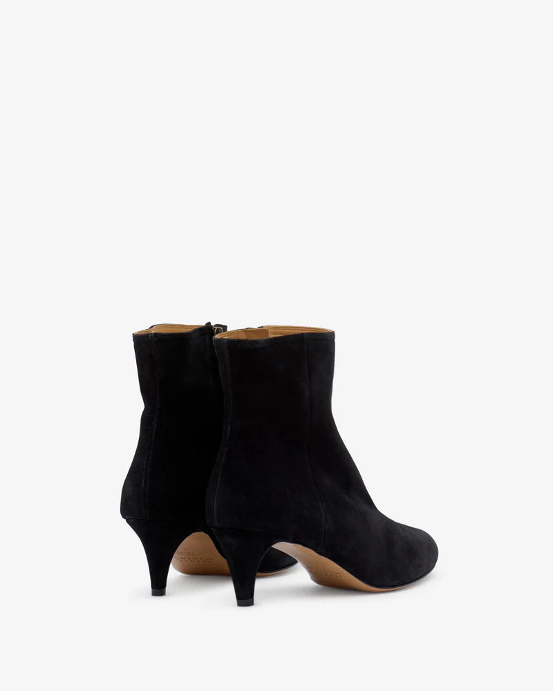 ISABEL MARANT BLACK DEONE BOOTS