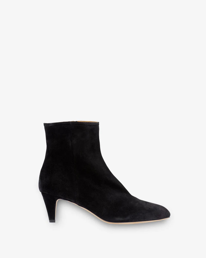 ISABEL MARANT BLACK DEONE BOOTS