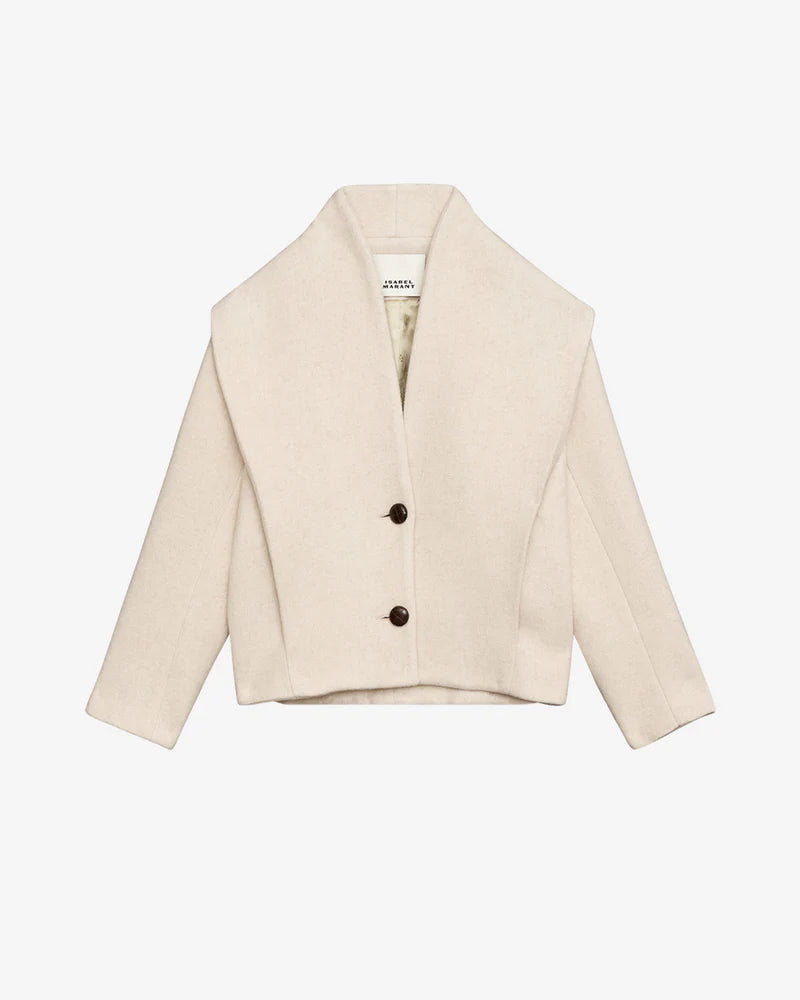 ISABEL MARANT DYOGO ECRU COAT