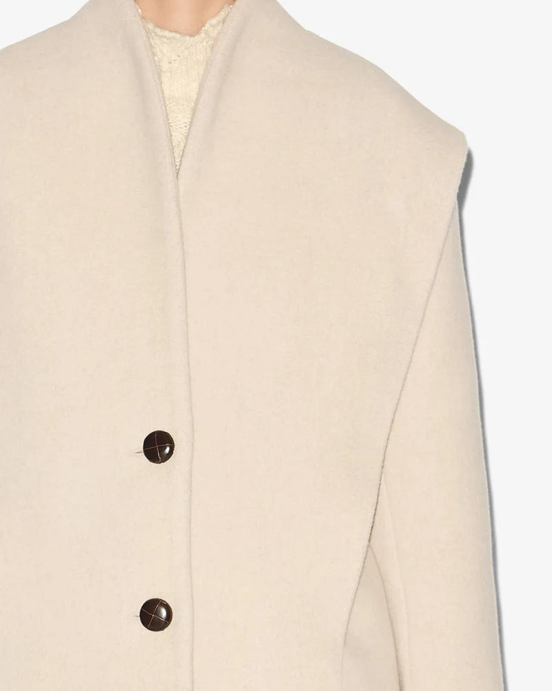 ISABEL MARANT DYOGO ECRU COAT