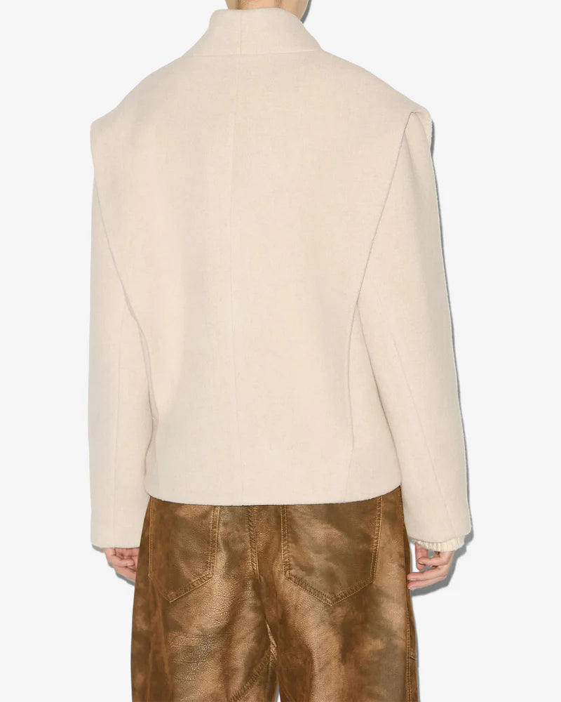 ISABEL MARANT DYOGO ECRU COAT