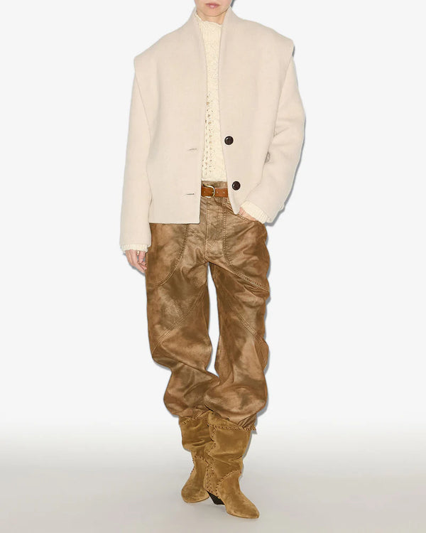 ISABEL MARANT DYOGO ECRU COAT