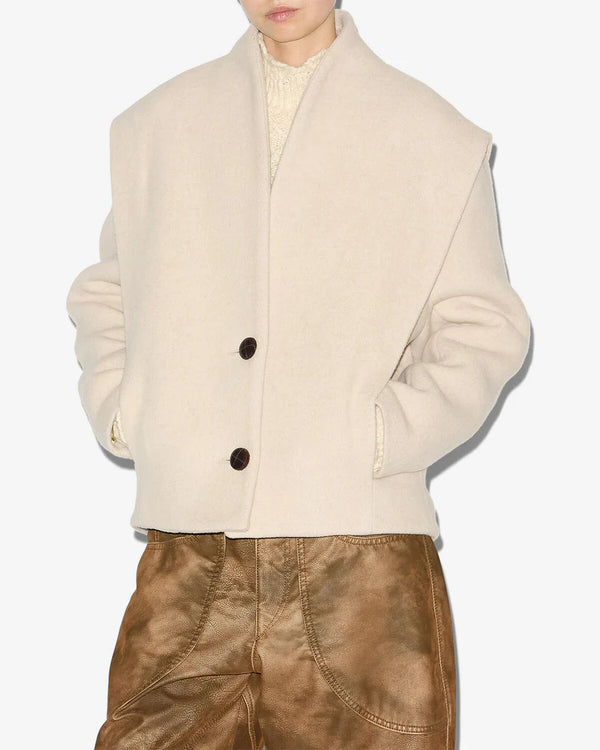 ISABEL MARANT DYOGO ECRU COAT