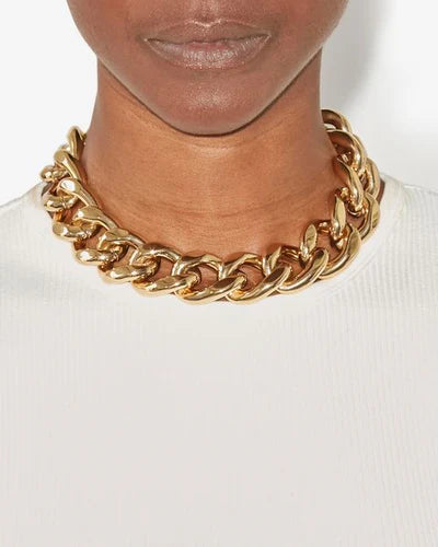 ISABEL MARANT LINKS CHOKER NECKLACE GOLD