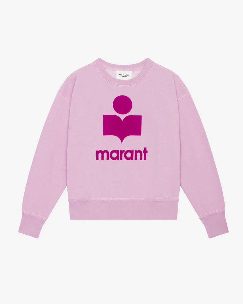 ISABEL MARANT ETOILE MOBYLI LILAC SWEATSHIRT