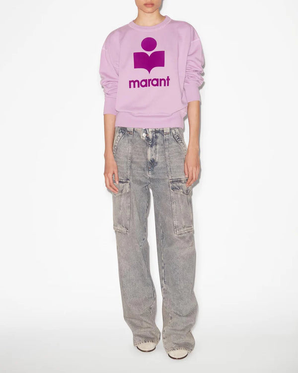 ISABEL MARANT ETOILE MOBYLI LILAC SWEATSHIRT