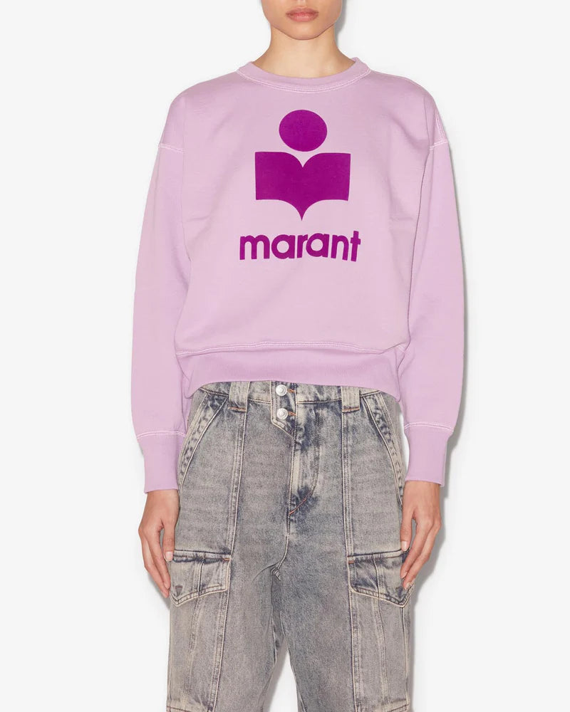 ISABEL MARANT ETOILE MOBYLI LILAC SWEATSHIRT