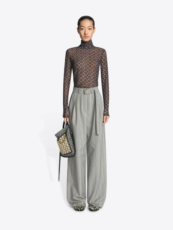 DRIES VAN NOTEN HOYSER PRINTED TURTLENECK