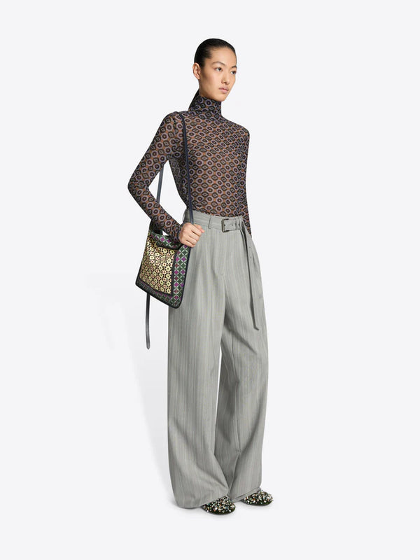 DRIES VAN NOTEN HOYSER PRINTED TURTLENECK
