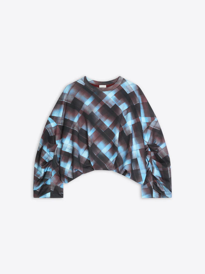 DRIES VAN NOTEN HANNETT DRAPED SWEATSHIRT
