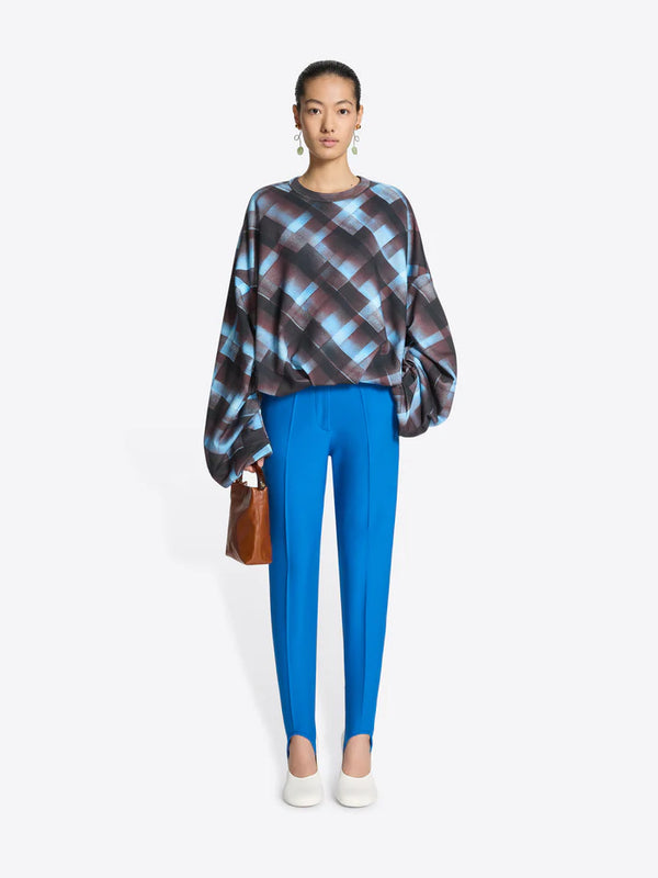 DRIES VAN NOTEN HANNETT DRAPED SWEATSHIRT