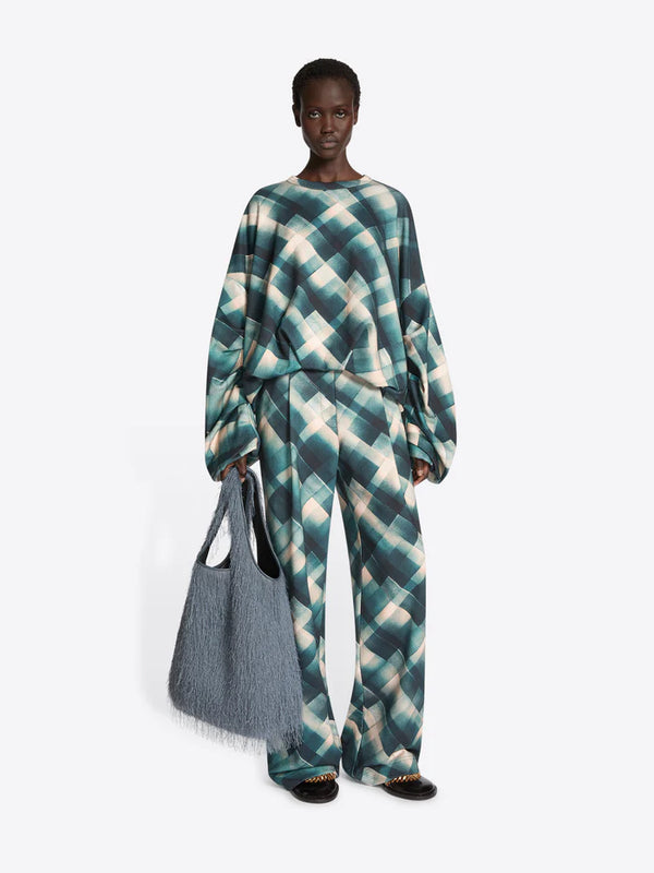 DRIES VAN NOTEN HANNETT DRAPED SWEATSHIRT