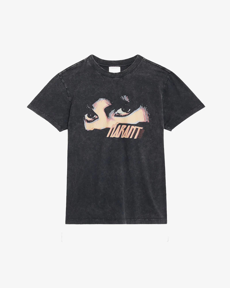 ISABEL MARANT ZOELINE FADED BLACK T-SHIRT