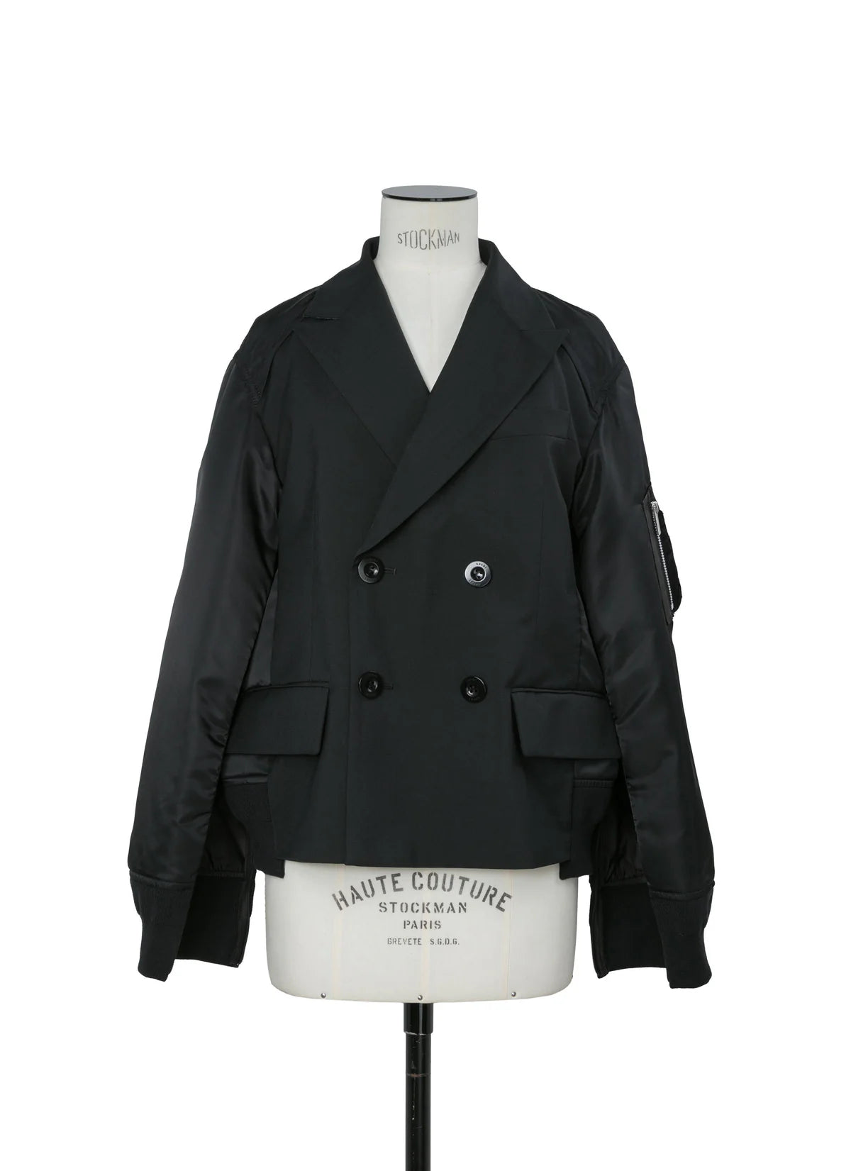 SACAI SUITING X NYLON JACKET