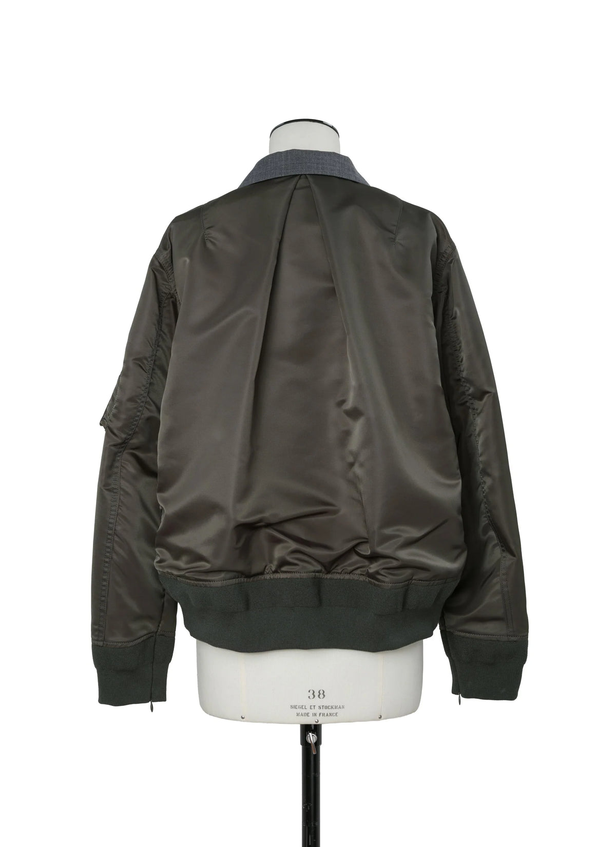 SACAI SUITING X NYLON TWILL JACKET