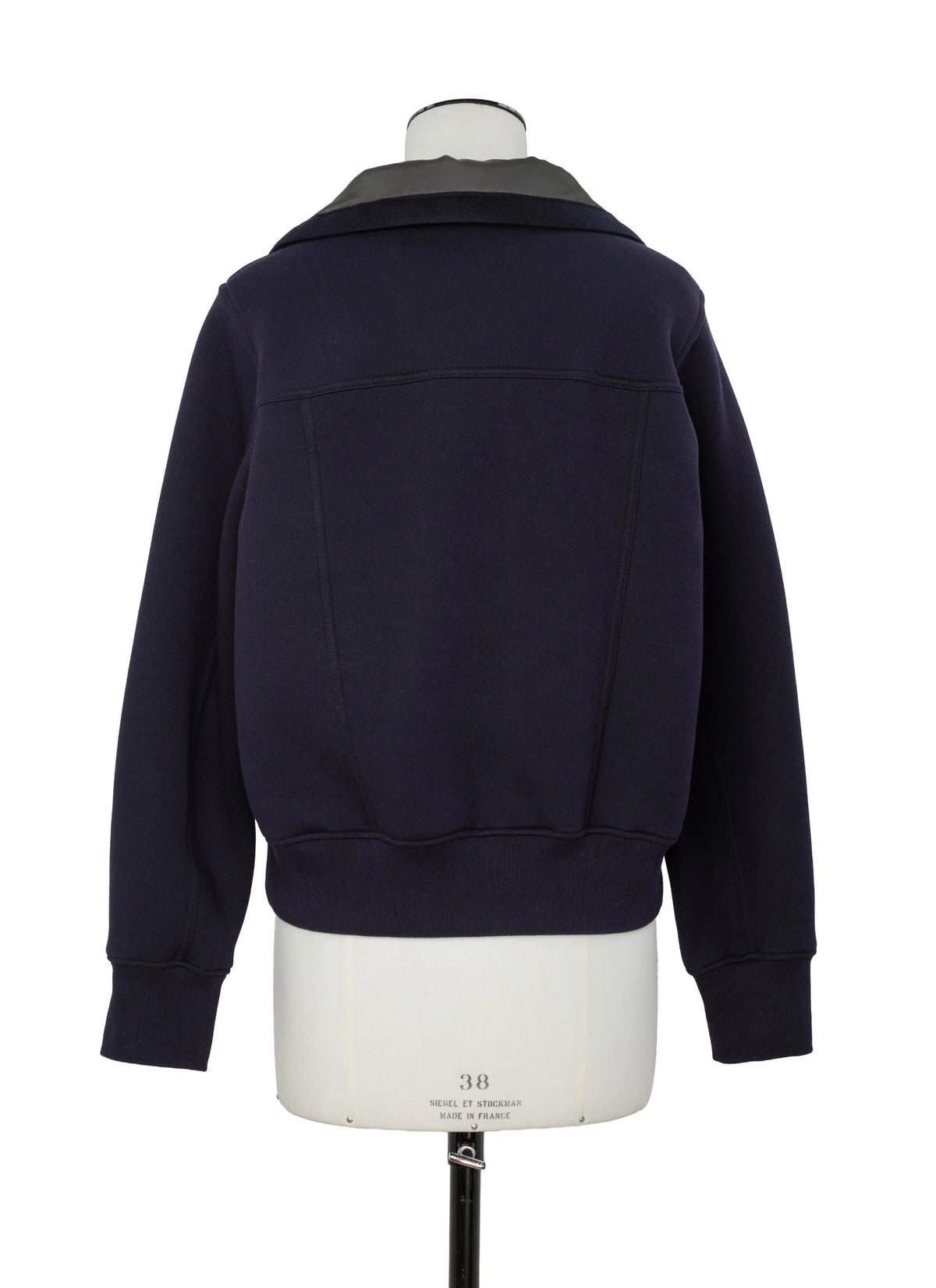 SACAI SPONGE SWEAT BLOUSON NAVY/KHAKI