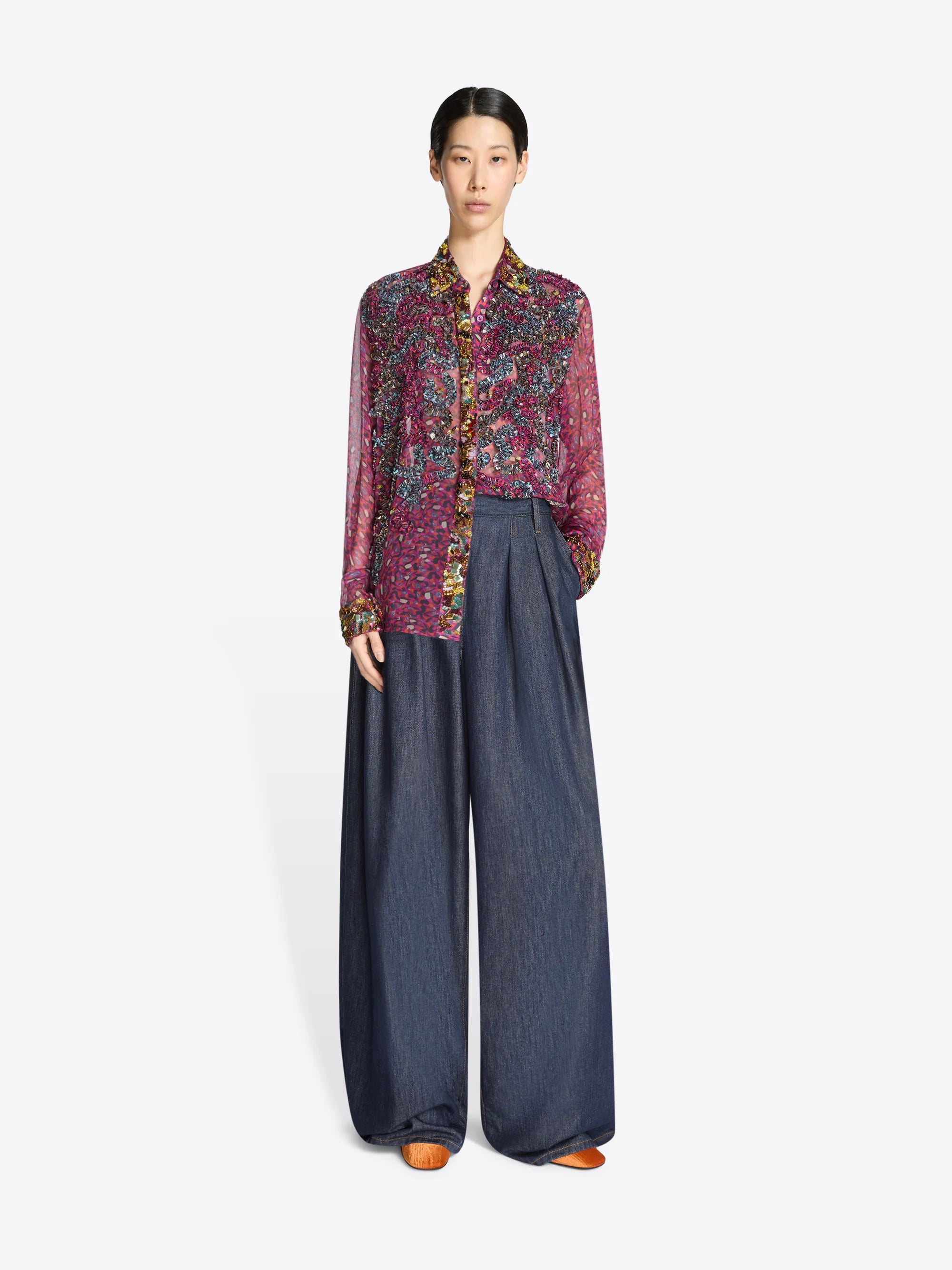 DRIES VAN NOTEN PENN TROUSERS